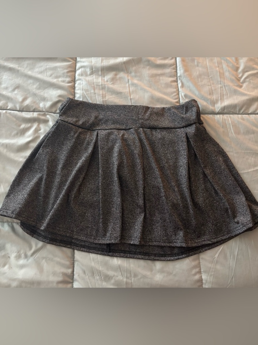 Women’s Black Pleated A-Line Skirt